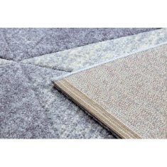 eoshop Preproga FEEL 5672/17944 Trikotniki bež/vijolična ( - Velikost: 140x190 cm)