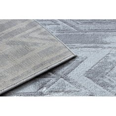 eoshop Moderna MEFE preproga B402 - Strukturna, dve ravni flisa, temno siva ( - Velikost: 80x150 cm)