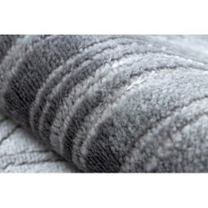 eoshop Moderna MEFE preproga B402 - Strukturna, dve ravni flisa, temno siva ( - Velikost: 80x150 cm)
