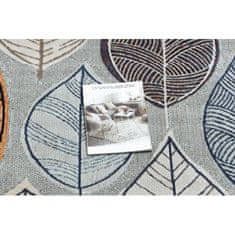 eoshop Moderna preproga MUNDO E0641 Leaves outdoor blue / beige ( - Velikost: 180x270 cm)