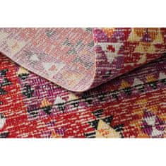 eoshop Moderna preproga MUNDO D7701 diamonds boho 3D outdoor pink / beige ( - Velikost: 160x220 cm)