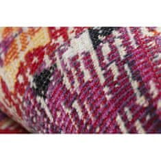 eoshop Moderna preproga MUNDO D7701 diamonds boho 3D outdoor pink / beige ( - Velikost: 160x220 cm)