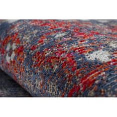 eoshop Moderna preproga MUNDO E0551 ornament, okvir vintage zunanji rdeča / črna ( - Velikost: 80x250 cm)