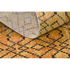 eoshop Moderna preproga MUNDO D5751 glamour zunanja oranžna / črna ( - Velikost: 120x170 cm)