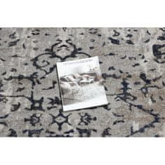 eoshop Moderna preproga MUNDO E0681 ornament, okvir vintage outdoor beige / black ( - Velikost: 80x150 cm)