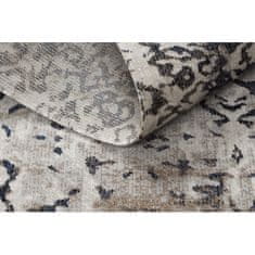 eoshop Moderna preproga MUNDO E0681 ornament, okvir vintage outdoor beige / black ( - Velikost: 80x150 cm)