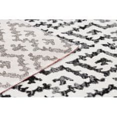 eoshop Moderna preproga MUNDO E0621 geometrijska zunanja bež / črna ( - Velikost: 80x150 cm)