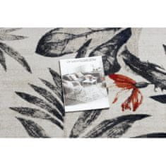 eoshop Moderna preproga MUNDO E7181 leaves outdoor beige / blue ( - Velikost: 200x290 cm)
