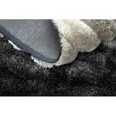 eoshop Moderna preproga FLIM 006-B1 shaggy, Waves - Strukturna siva ( - Velikost: 80x150 cm)
