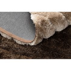 eoshop Moderna preproga FLIM 006-B2 shaggy, Waves - Strukturna rjava ( - Velikost: 120x160 cm)