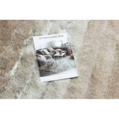 eoshop Moderna preproga FLIM 006-B5 shaggy, Waves - Structural beige (Koberce Luszczow - Velikost: 120x160 cm)