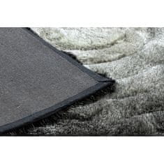 eoshop Moderna preproga FLIM 008-B2 shaggy, krogi - Strukturna siva ( - Velikost: 120x160 cm)