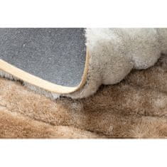 eoshop Moderna preproga FLIM 006-B5 shaggy, Waves - Structural beige (Koberce Luszczow - Velikost: 120x160 cm)