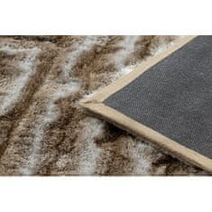 eoshop Moderna preproga FLIM 010-B1 shaggy, labirint - Strukturna bež ( - Velikost: 80x150 cm)
