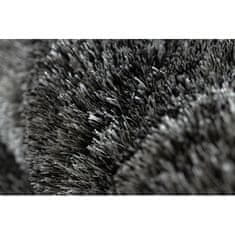 eoshop Moderna preproga FLIM 008-B2 shaggy, krogi - Strukturna siva ( - Velikost: 120x160 cm)
