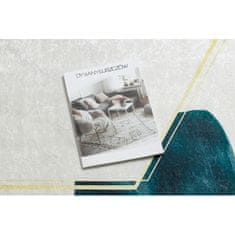 eoshop ANDRE pralna preproga 1150 Monstera leaves, cube anti-slip - bela / zlata ( - Velikost: 80x150 cm)