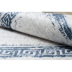 eoshop ANDRE pralna preproga 1213 Greek vintage anti-slip - bela / modra ( - Velikost: 80x150 cm)