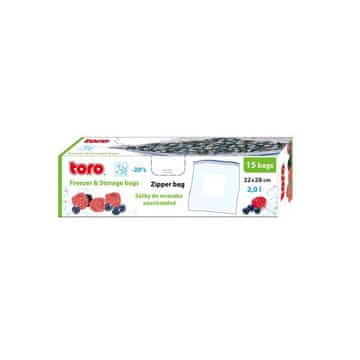 Toro VREČKE ZA ZAMRZOVANJE/SKLADIŠČENJE 15 KOSOV/2L