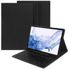 Tech-protect SC Pen etui z tipkovnico za Samsung Galaxy Tab S7 Plus / S8 Plus / S7 FE 12.4'', črna