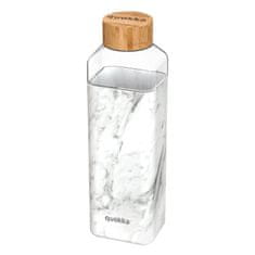 QUOKKA Storm, Steklena steklenica s silikonsko površino MARBLE, 700ml, 40020
