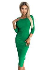Numoco Ženska midi obleka Oohnandeh svetlo zelena XL