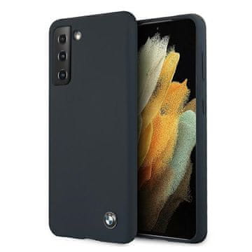 Bmw Ovitek BMW Silicone Signature za Samsung Galaxy S21+ - Temno moder
