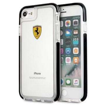 Ferrari Ferrari ovitek Hardcase FEGLHCP7BK iPhone 7/8/SE (2020/2022) - prozoren/črn