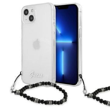 Guess Guess ovitek za iPhone 13 6.1" Black Pearl - prozoren