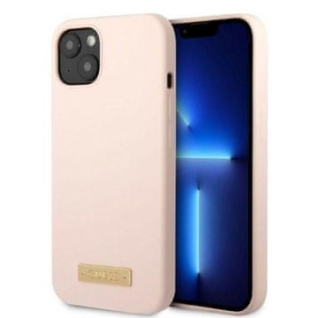 Guess Ovitek MagSafe za iPhone 13 roza