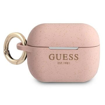 Guess Ovitek Guess Silicone Glitter za AirPods Pro, roza