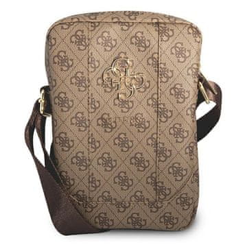 Guess Guess torba za 10" tablico 4G Big Metal Logo, rjava