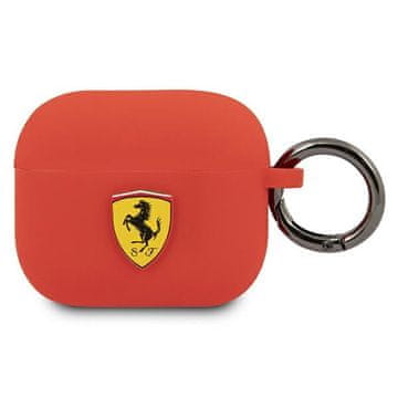 Ferrari FEA3SILRE AirPods 3 slušalke z rdečim/rdečim silikonskim prevleko