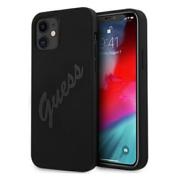 Guess Ovitek Guess GUHCP12SLSVSBK za iPhone 12 mini, črn
