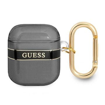 Guess Ovitek za slušalke Guess Strap Collection za AirPods, črna