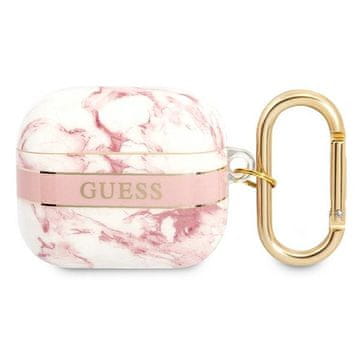 shumee Guess Marble Strap - etui za Airpods 3 (roza)