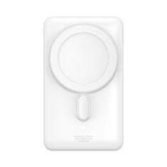 BASEUS magnetni nosilec powerbank z brezžičnim polnjenjem magsafe 10000mah 20w overseas edition white (ppcx000202) + usb kabel tipa c baseus xiaobai series 60w 0,5m