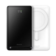 BASEUS Powerbank z brezžičnim polnjenjem MagSafe 10000mAh 20W kabel USB-C 0,5m bel