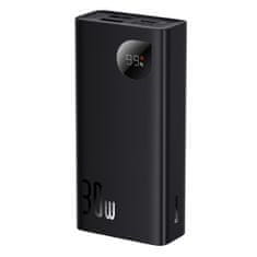 BASEUS adaman2 powerbank z digitalnim zaslonom 10000mah 30w 2 x usb / 1x usb type c overseas edition pd qc scp black (ppad040101)