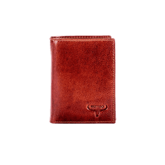 Rjava usnjena denarnica z reliefom CE-PR-N890-VTU.78_281621 Univerzalni