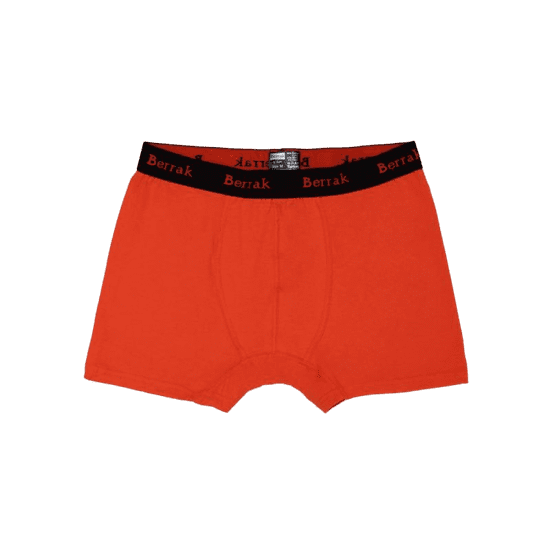 BERRAK Moške oranžne kratke hlače Boxer BR-BK-4476.28P_360283