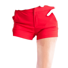 Factoryprice Ženske črtaste kratke hlače ISRAEL rdeča EM-SN-19316.45_269567 L