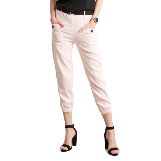 FANCY Ženske hlače z vrvico LIGA svetlo roza FA-SP-5024.10_317039