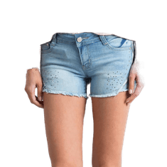 Factoryprice Ženske kratke hlače iz džinsa s kristali STINE modre barve CE-SN-8071.77_311746 25