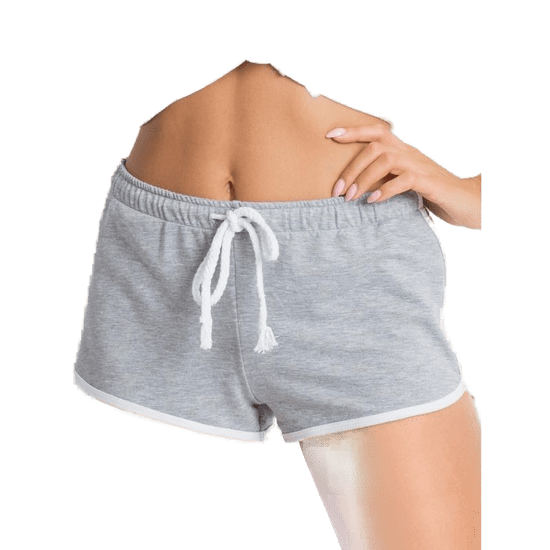 BASIC FEEL GOOD Ženske kratke hlače POLITE svetlo sive barve RV-SN-4944.10X_328076