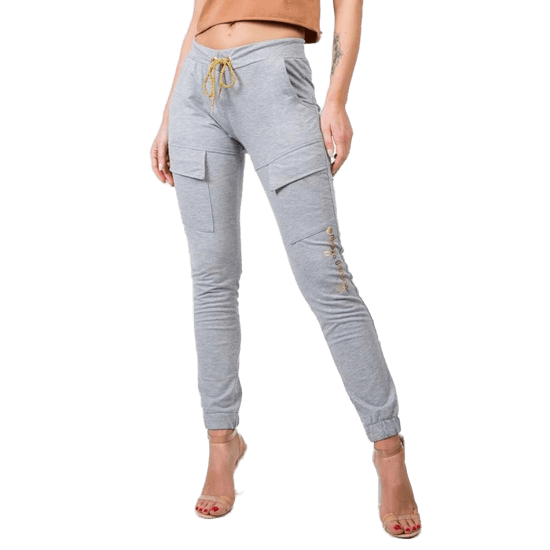 RELEVANCE Ženske hlače JOLLY sive barve RV-DR-5423.60_347804