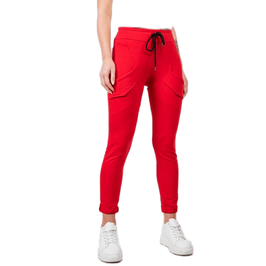 BASIC FEEL GOOD Ženske hlače READY rdeče RV-DR-5424.08X_347814