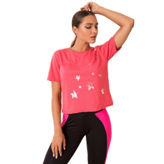 For Fitness Ženska majica Star FOR FITNESS v koralni barvi 131-TS-AMZ1010.62P_353816 S