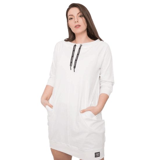RELEVANCE Ženska bombažna obleka HARRIET ecru RV-SK-6351.87P_360769