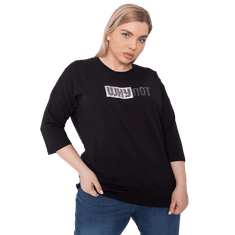 RELEVANCE Ženska bluza plus size TRUTH black RV-BZ-6277.00X_363452 Univerzalni