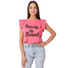 FANCY Ženska bluza s potiskom BEVERLY svetlo roza FA-BZ-7191.10P_367538 Univerzalni